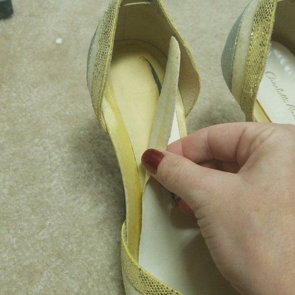 Gorgeous tri color heels - Picture 4 of 4